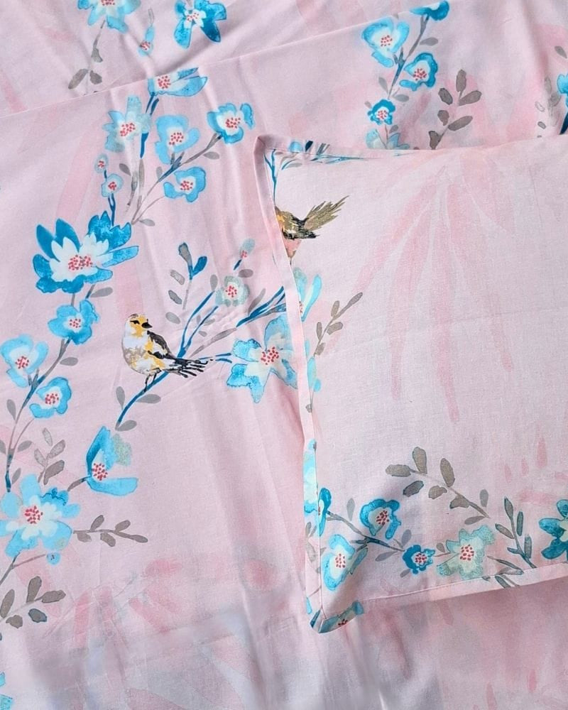 Sparrow Bedsheet with 2 Pillow Covers