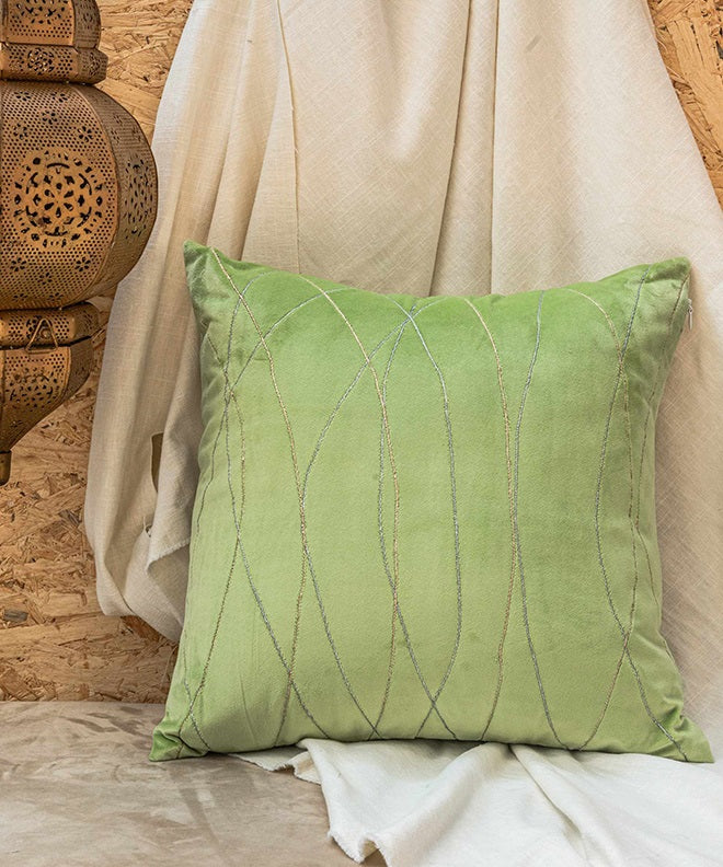 Subtle Glam Line Art Cushion