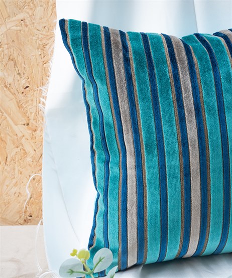Velvet Stripes Cushion