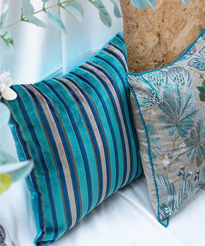 Velvet Stripes Cushion