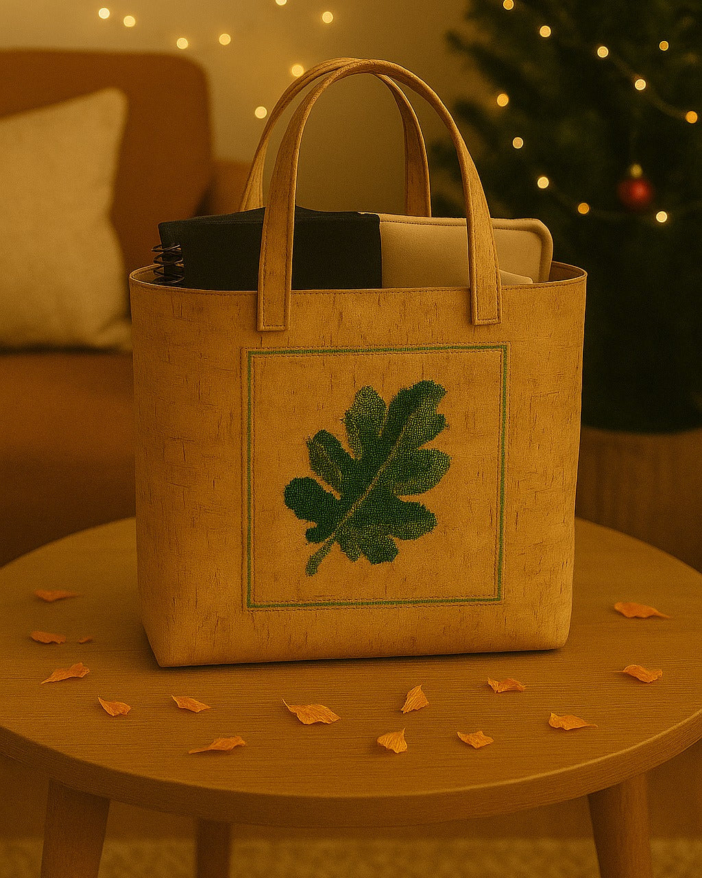 LeafLoom Cork Tote