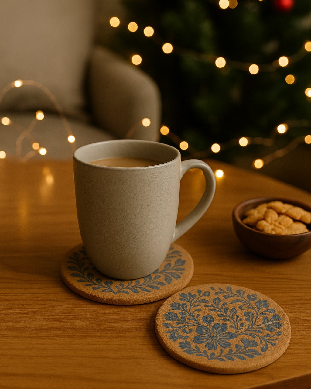 Flora Cork Coasters