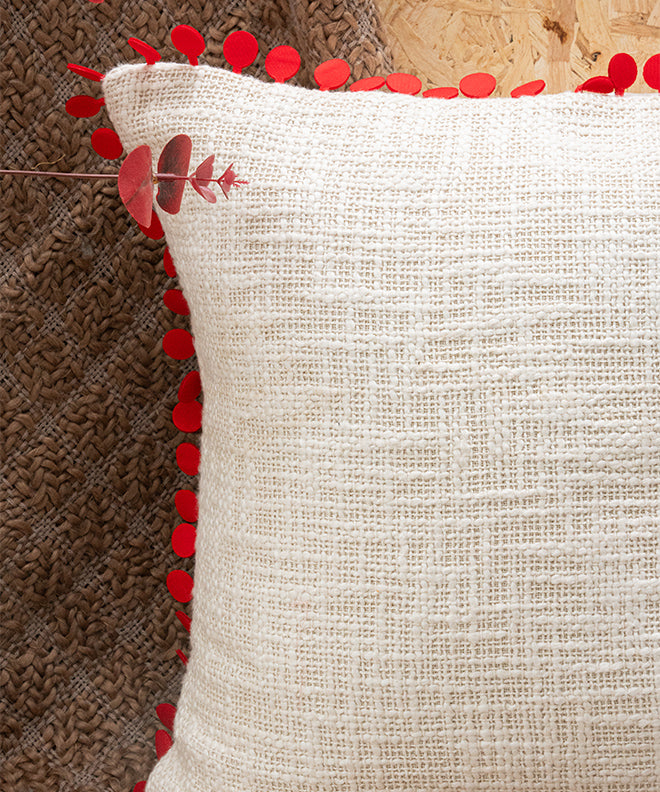 Cushion With Balloon Lace