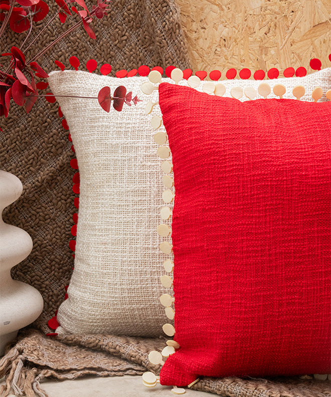 Cushion With Balloon Lace