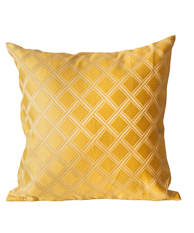 Yellow Square Cushion