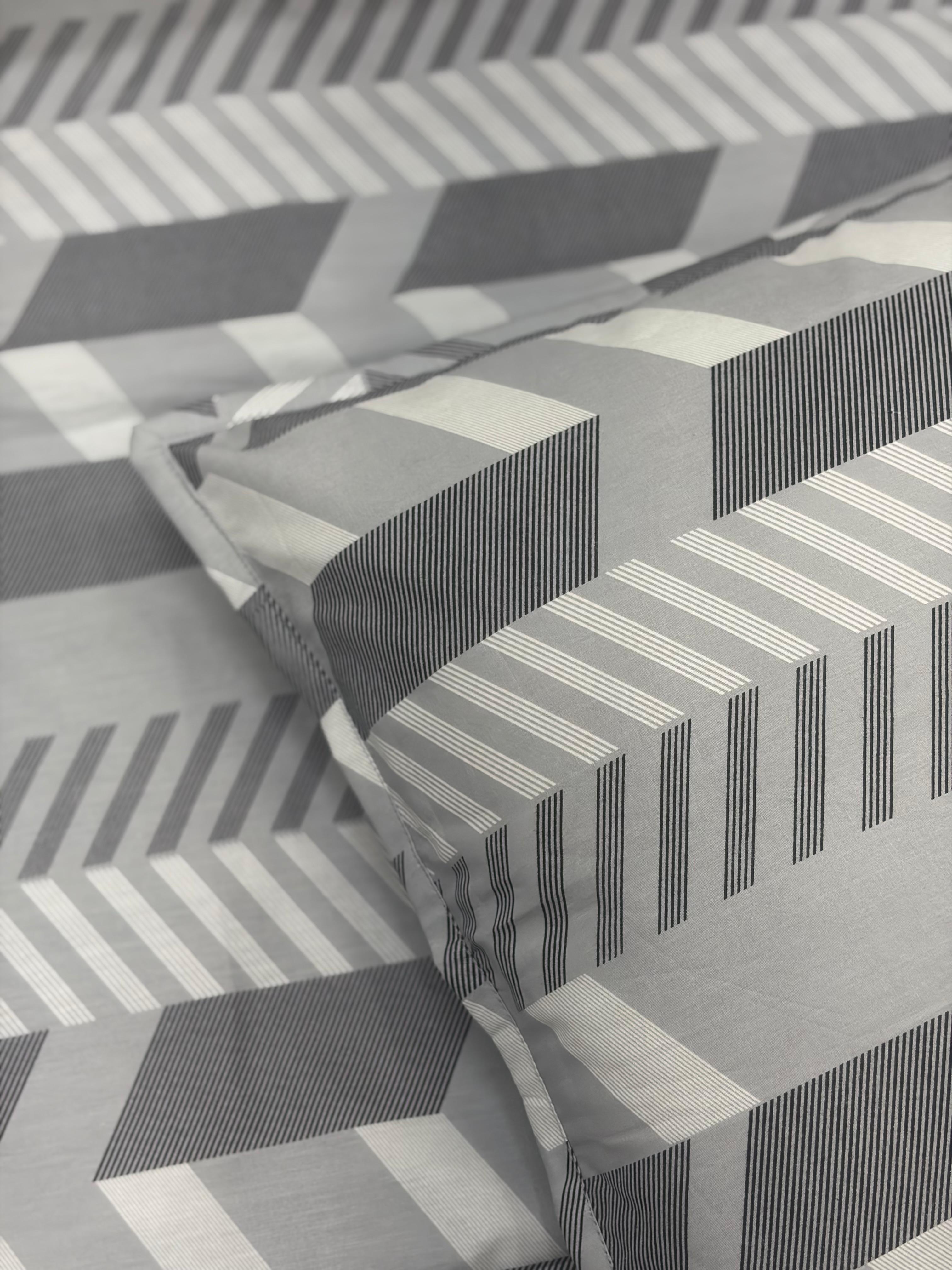 Zebra Crossing Bedsheet with 2 Pillow Covers
