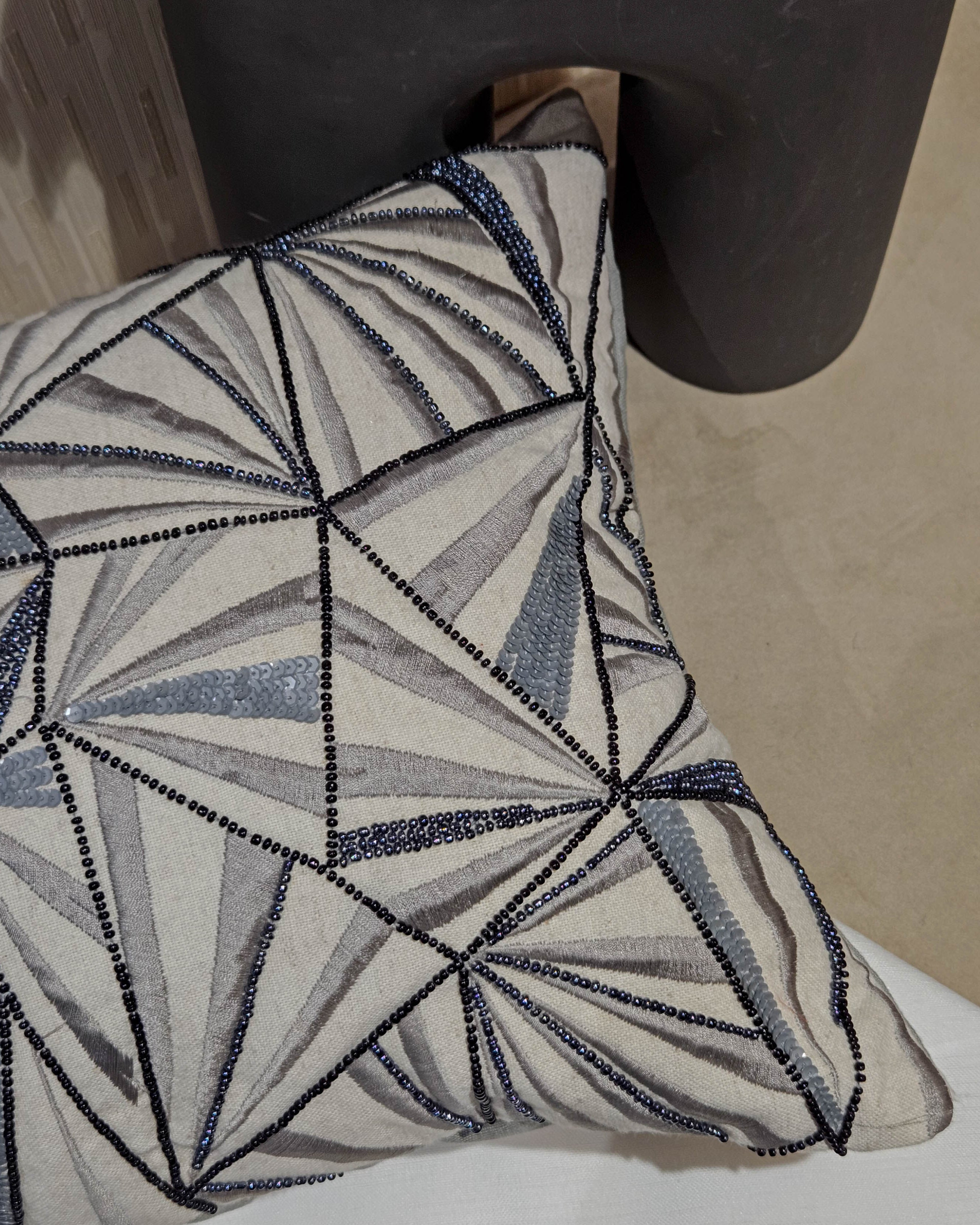 Embellished Mirrorball Cushion