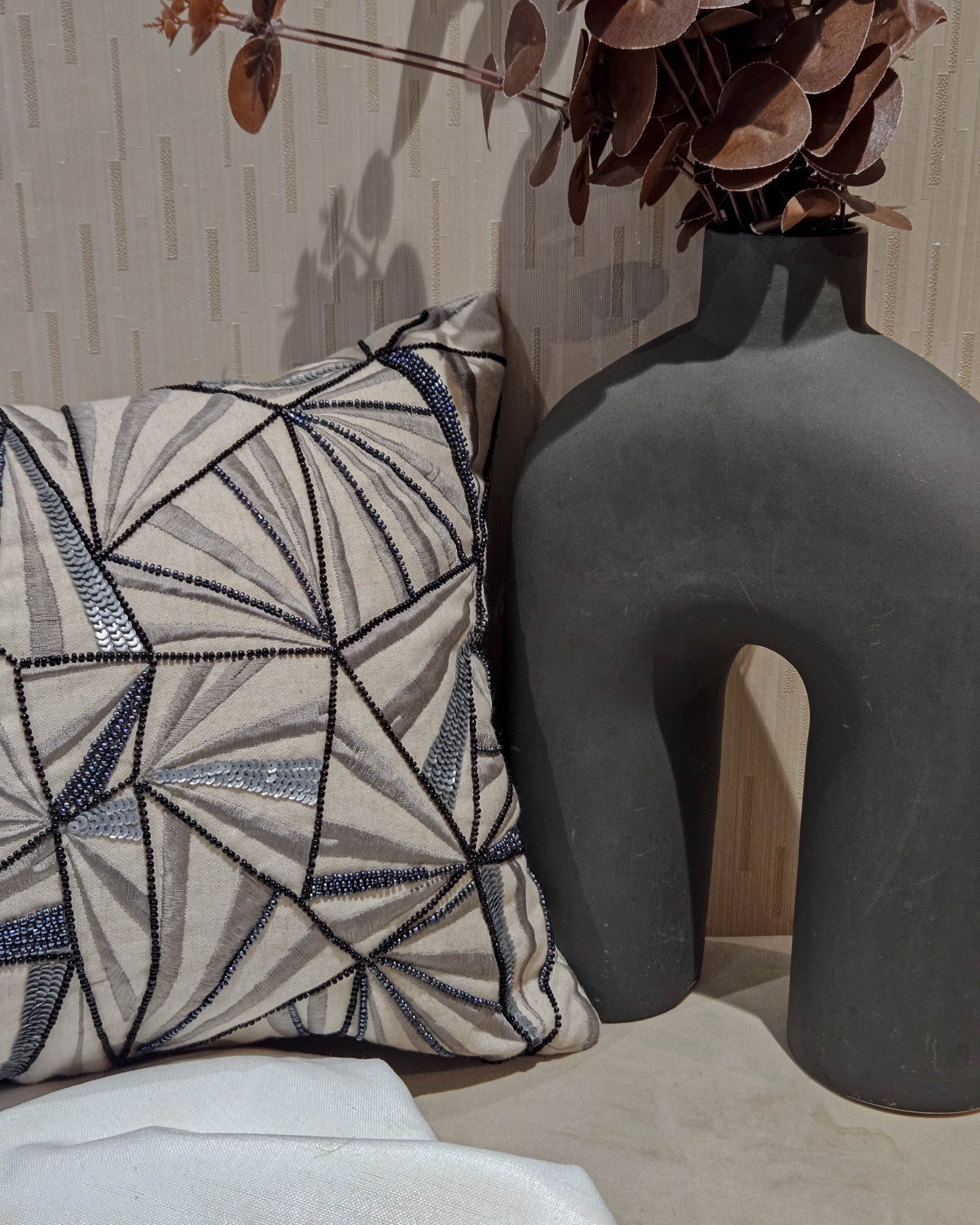 Embellished Mirrorball Cushion