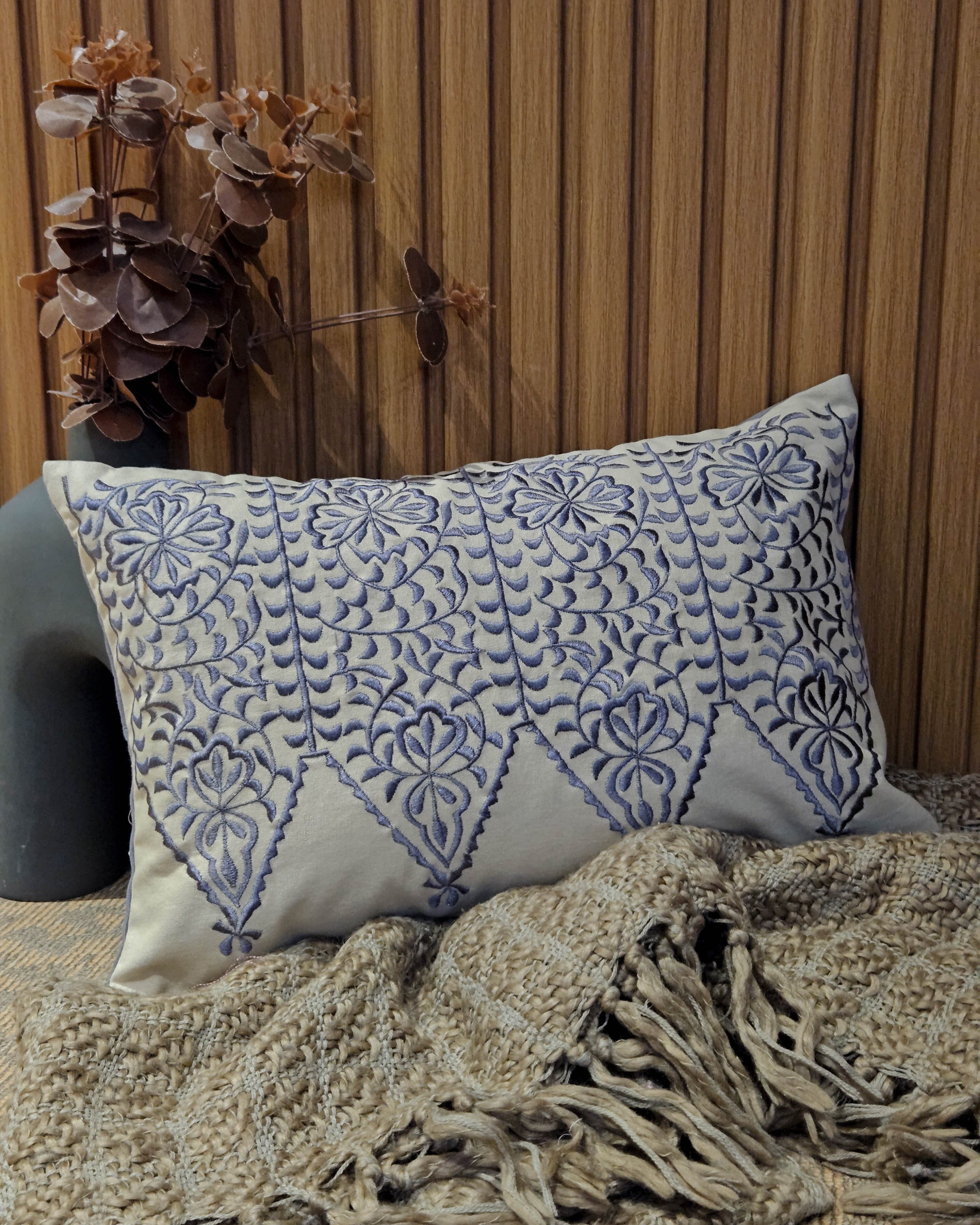 Harmony Embroidered Lumbar