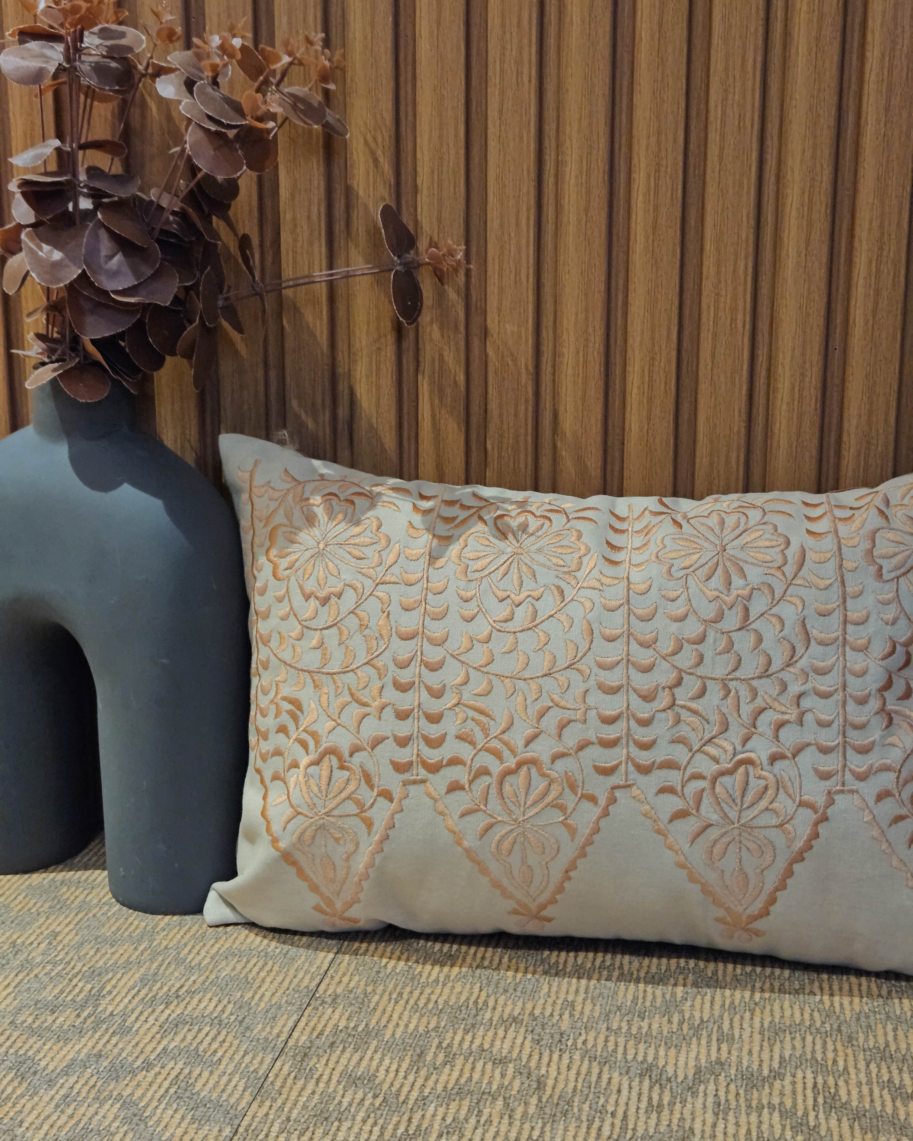 Harmony Embroidered Lumbar