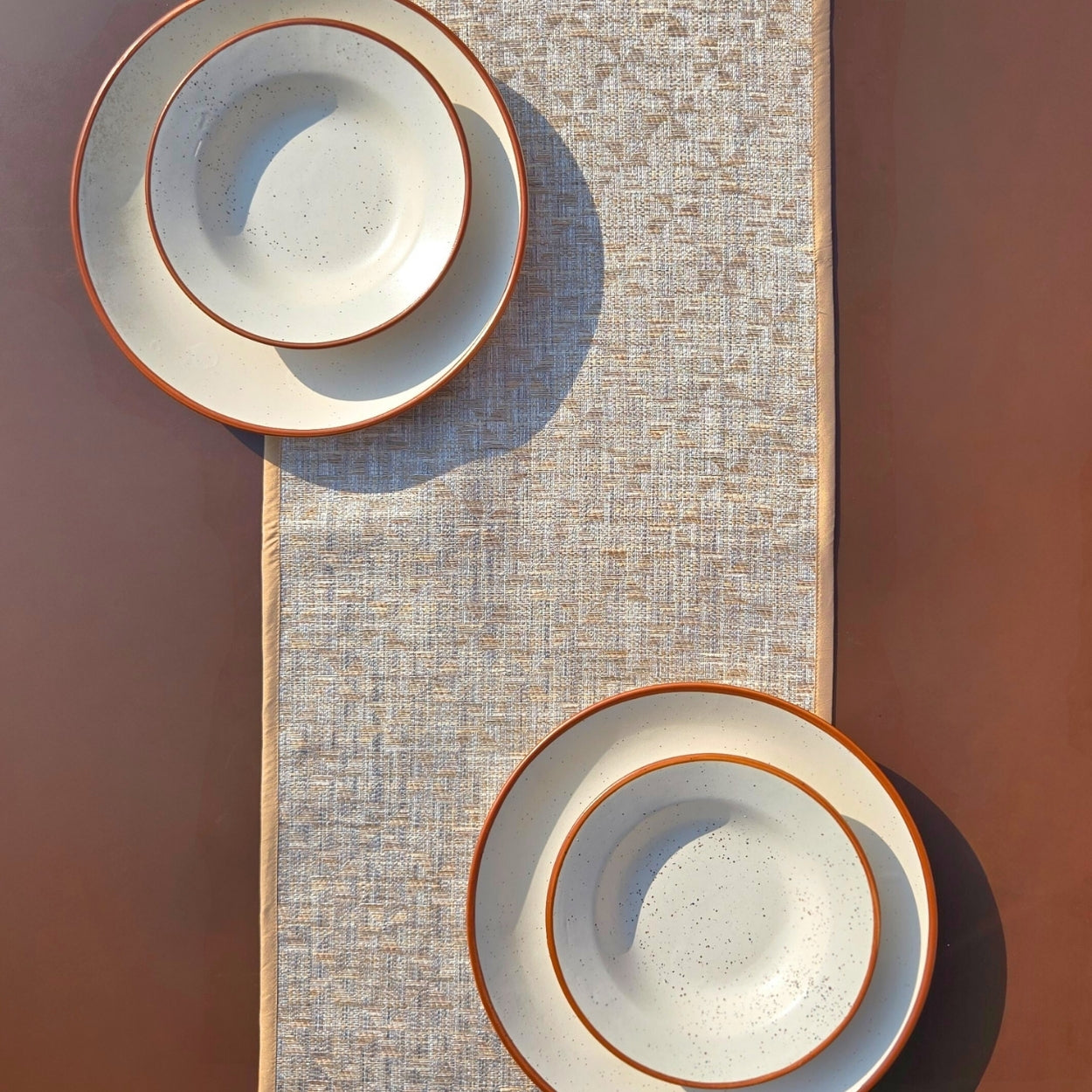 Bark Beige Table Runner