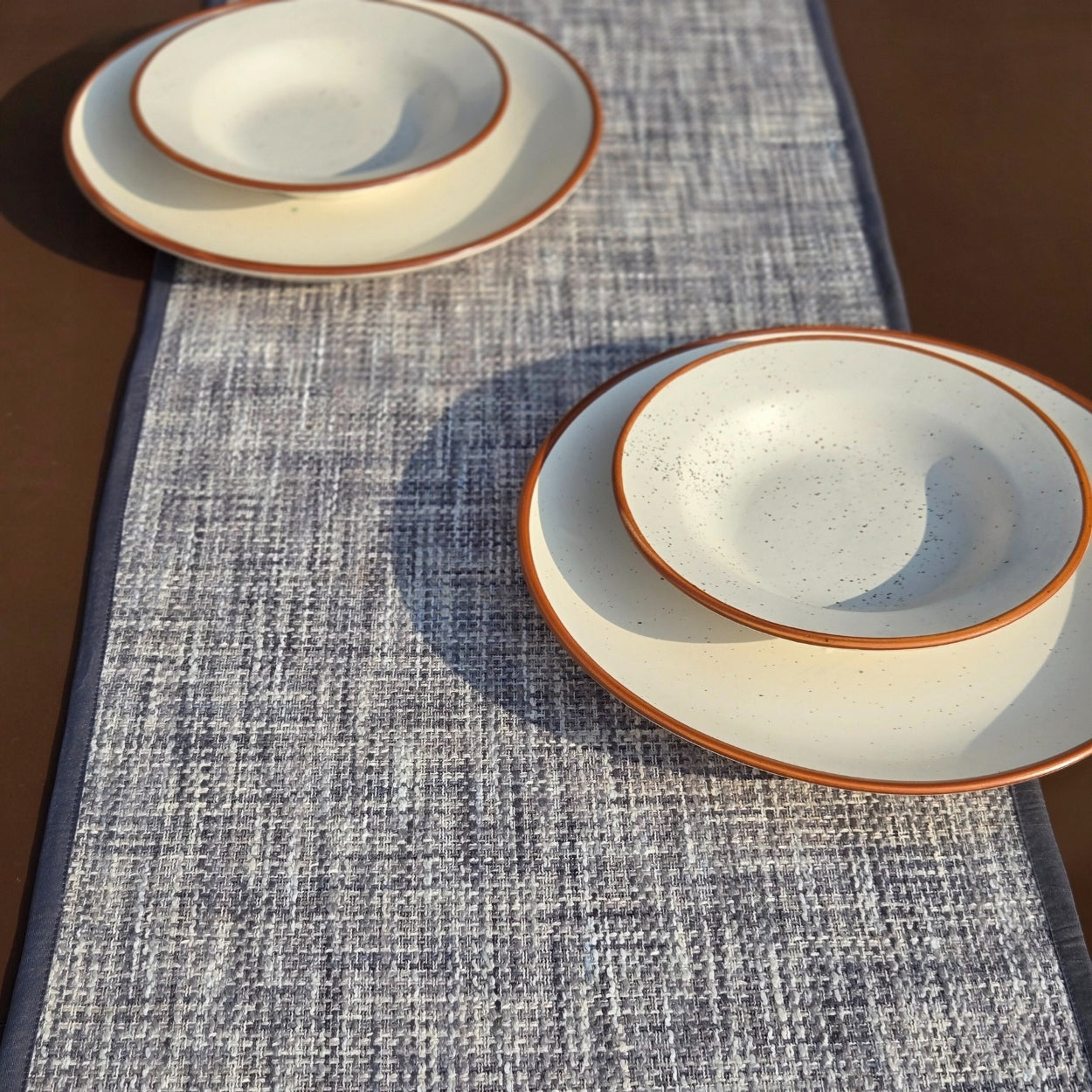 Bark Grey Table Runner