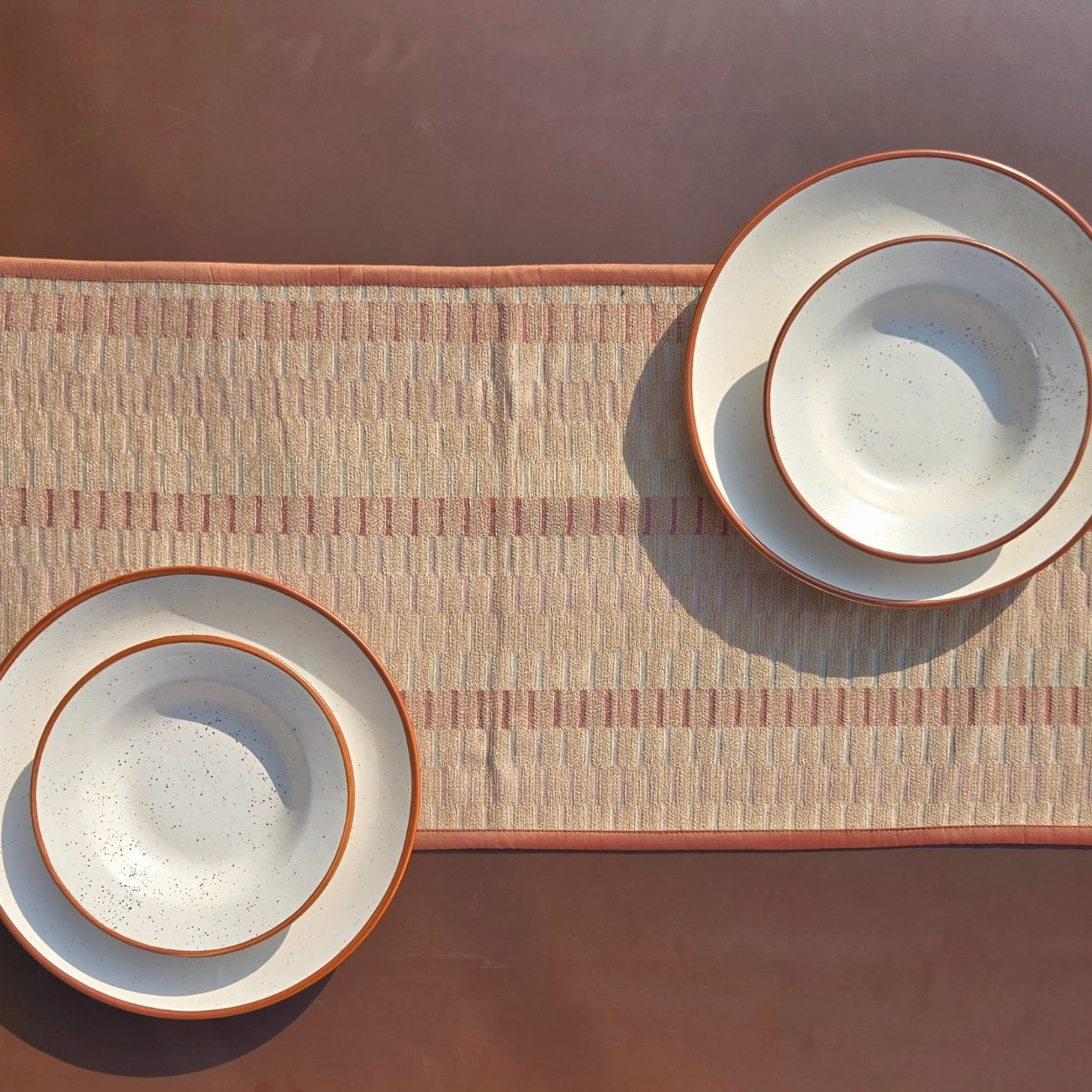 Pastel Stripe Table Runner