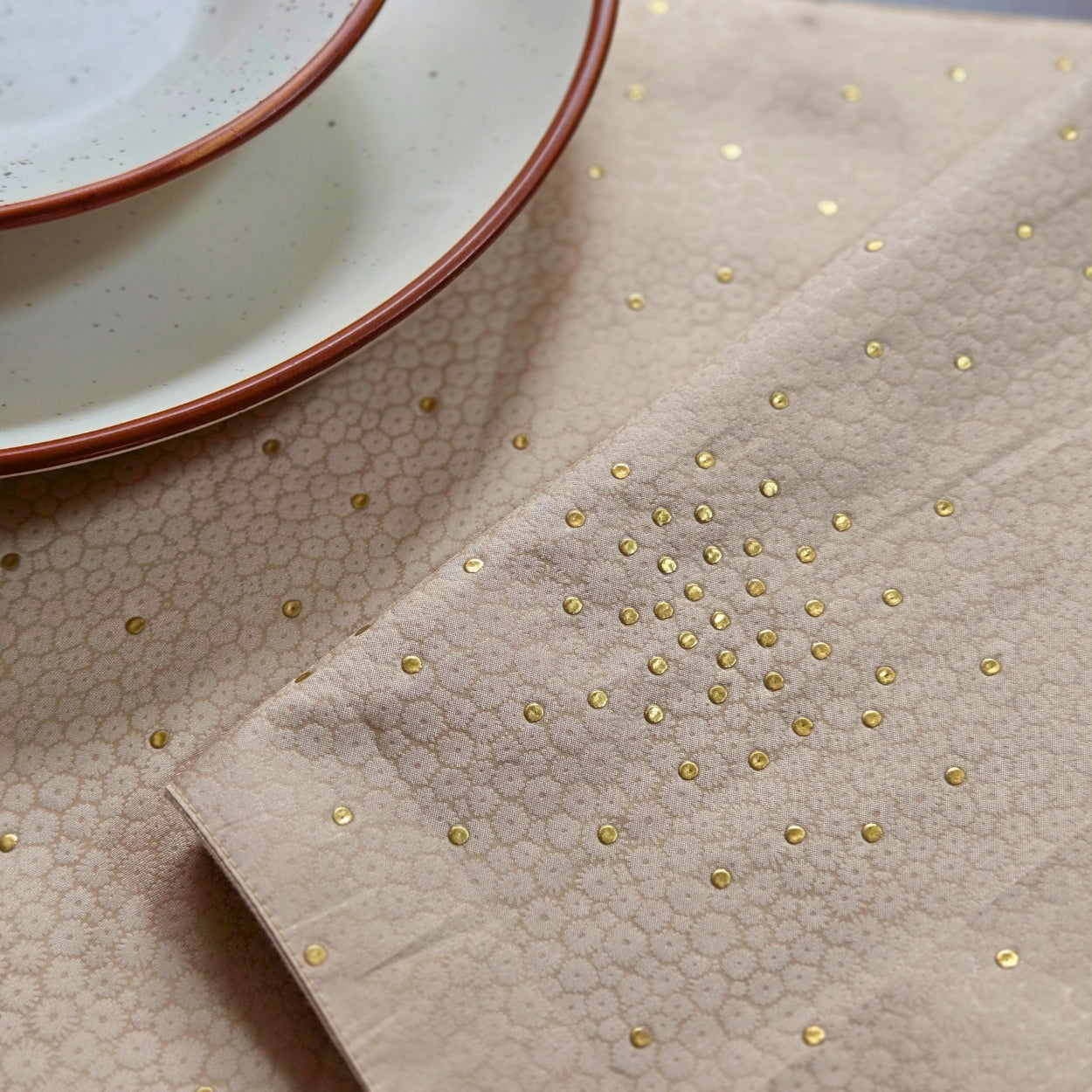 Laced Studded Table Runner