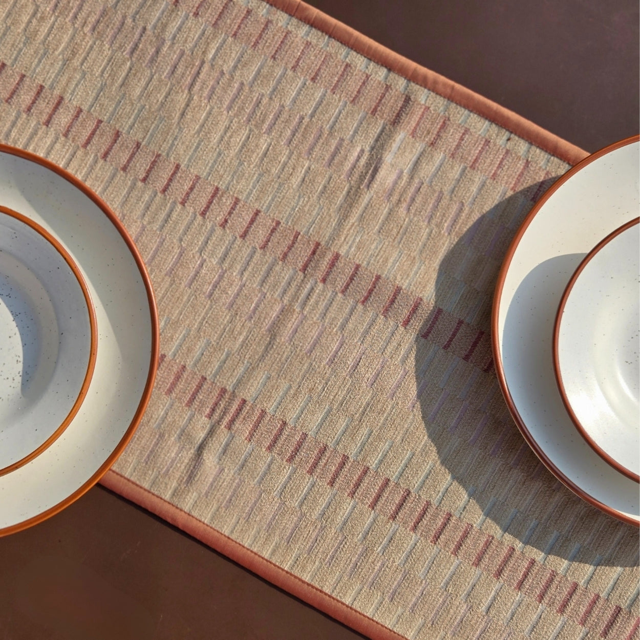 Pastel Stripe Table Runner