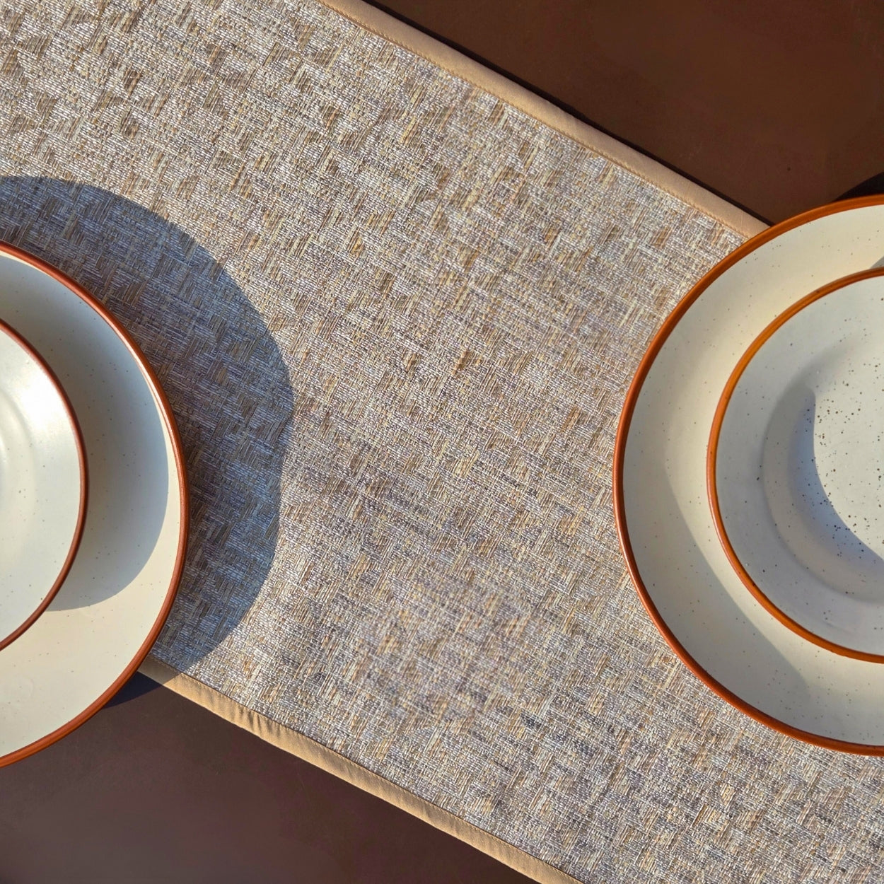 Bark Beige Table Runner